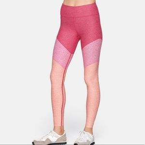 OUTDOOR VOICES SPRINGS 7/8 PINK LEGGINGS